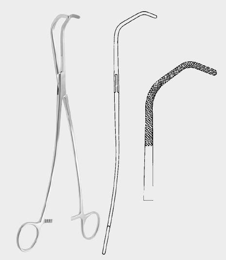 Затискач САТИНСЬКОГО (SATINSKY) для порожнистої вени, ф. 1